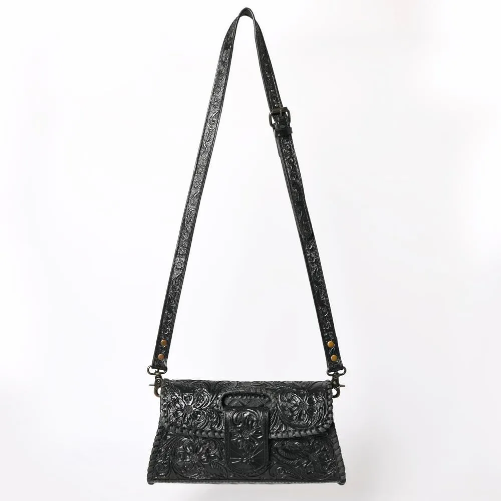 American Darling Wallet Hand Tooled Genuine Leather Women Bag Western Handbag Purse