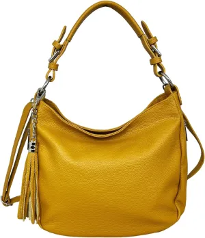 Annalisa Shoulder Bag, Genuine Leather Made in Italy