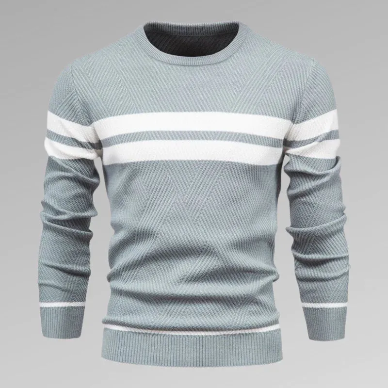 Arctic Stripe Knit Sweater | Multicolor | Casual | Cotton Blend
