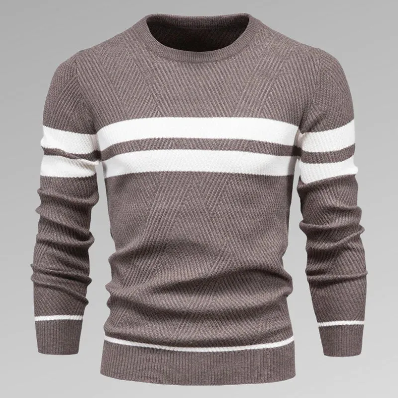 Arctic Stripe Knit Sweater | Multicolor | Casual | Cotton Blend