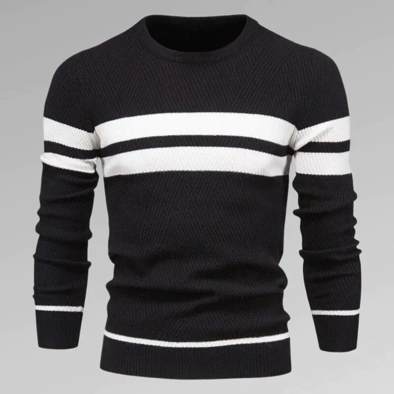 Arctic Stripe Knit Sweater | Multicolor | Casual | Cotton Blend