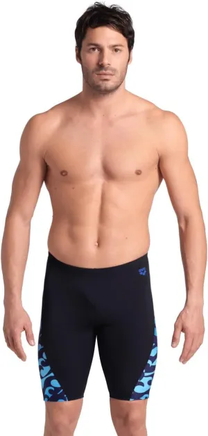 ARENA Performance Men's Surfs Up Swim Jammer MaxLife Knee-Length Swimsuit Pool Training Bathing Suit Competitive Swimmers