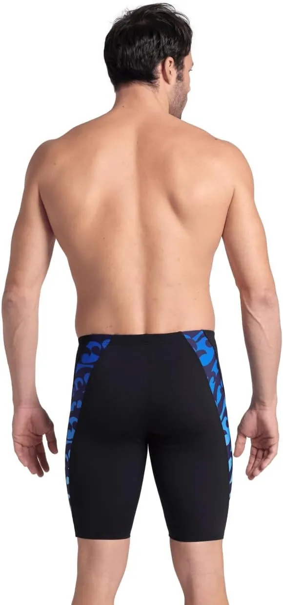 ARENA Performance Men's Surfs Up Swim Jammer MaxLife Knee-Length Swimsuit Pool Training Bathing Suit Competitive Swimmers