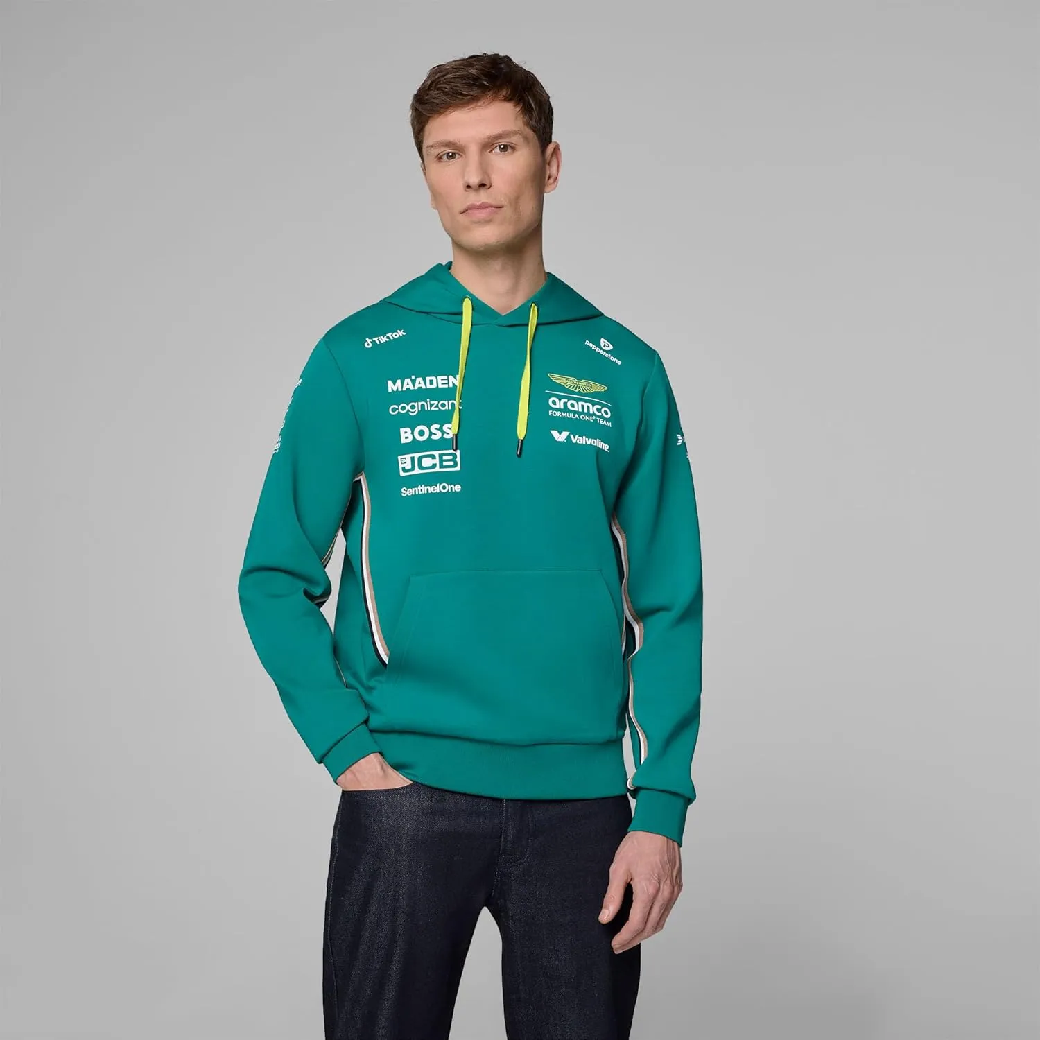 Aston Martin F1 2025 Men's Drivers Hoody Green