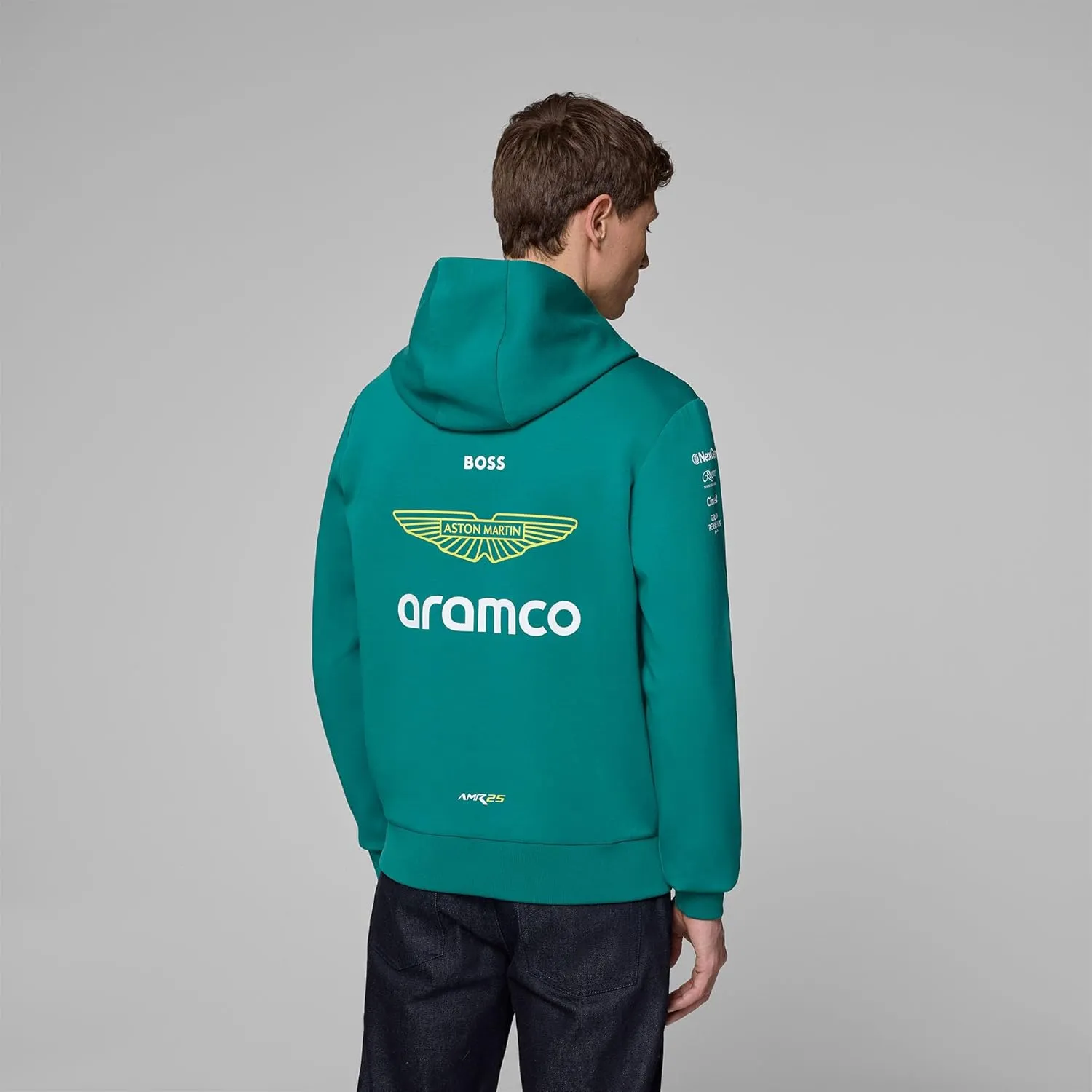Aston Martin F1 2025 Men's Drivers Hoody Green