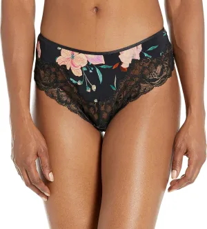 Aubade Women's Sweet Folk Hipster, Black (Poetique), X-Large