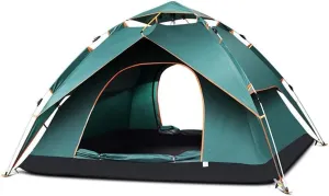 Automatic Tent Outdoor Rain 3-4 People Thick Rainproof Waterproof Oxford Cloth Double Wild Camping Family Outing