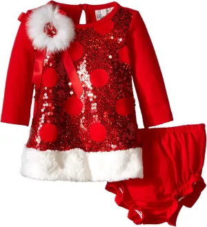 Baby Girls' Sequin Social Dress Newborn