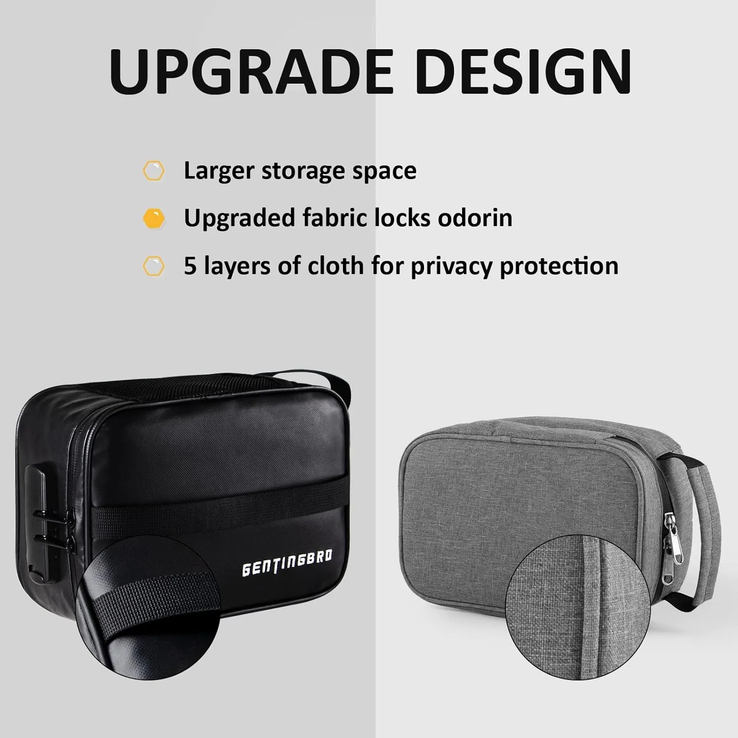 Bag with Combination Lock Medicine Lock Bag Oxford Cloth PVC