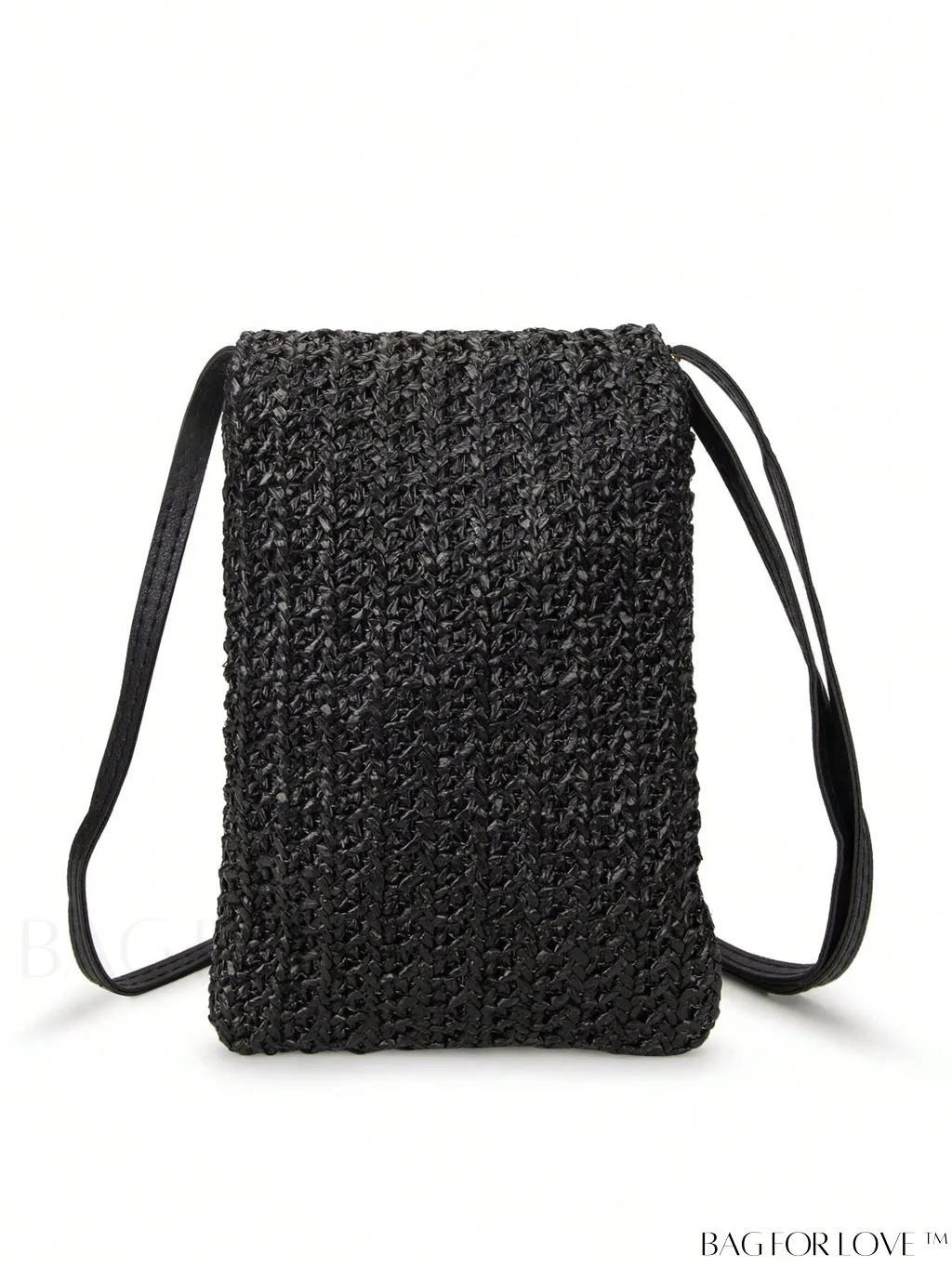 BagForLove - Mini Flap Straw Bag with Tassel Decoration