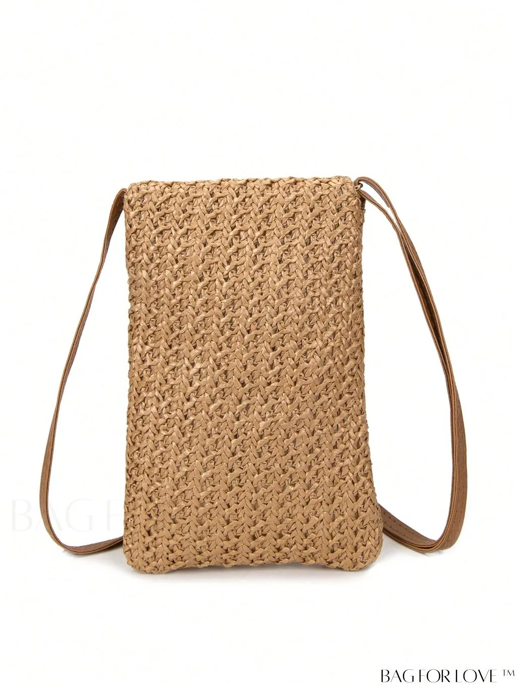 BagForLove - Mini Flap Straw Bag with Tassel Decoration