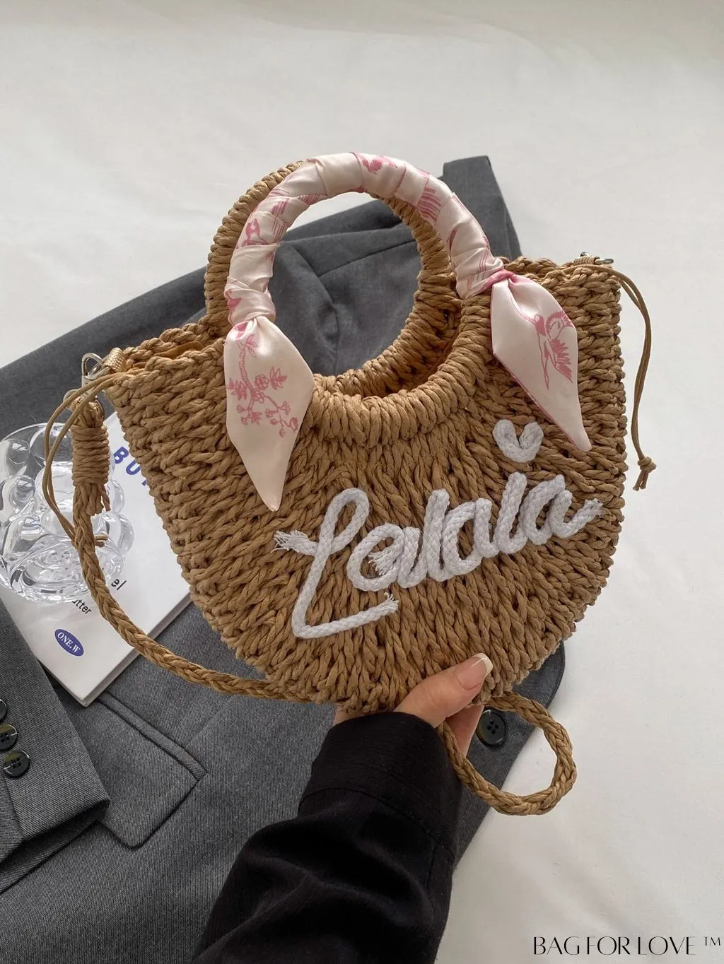 BagForLove - Straw Braided Womens Single Shoulder Messenger Bag - The Ultimate All-In-One Solution