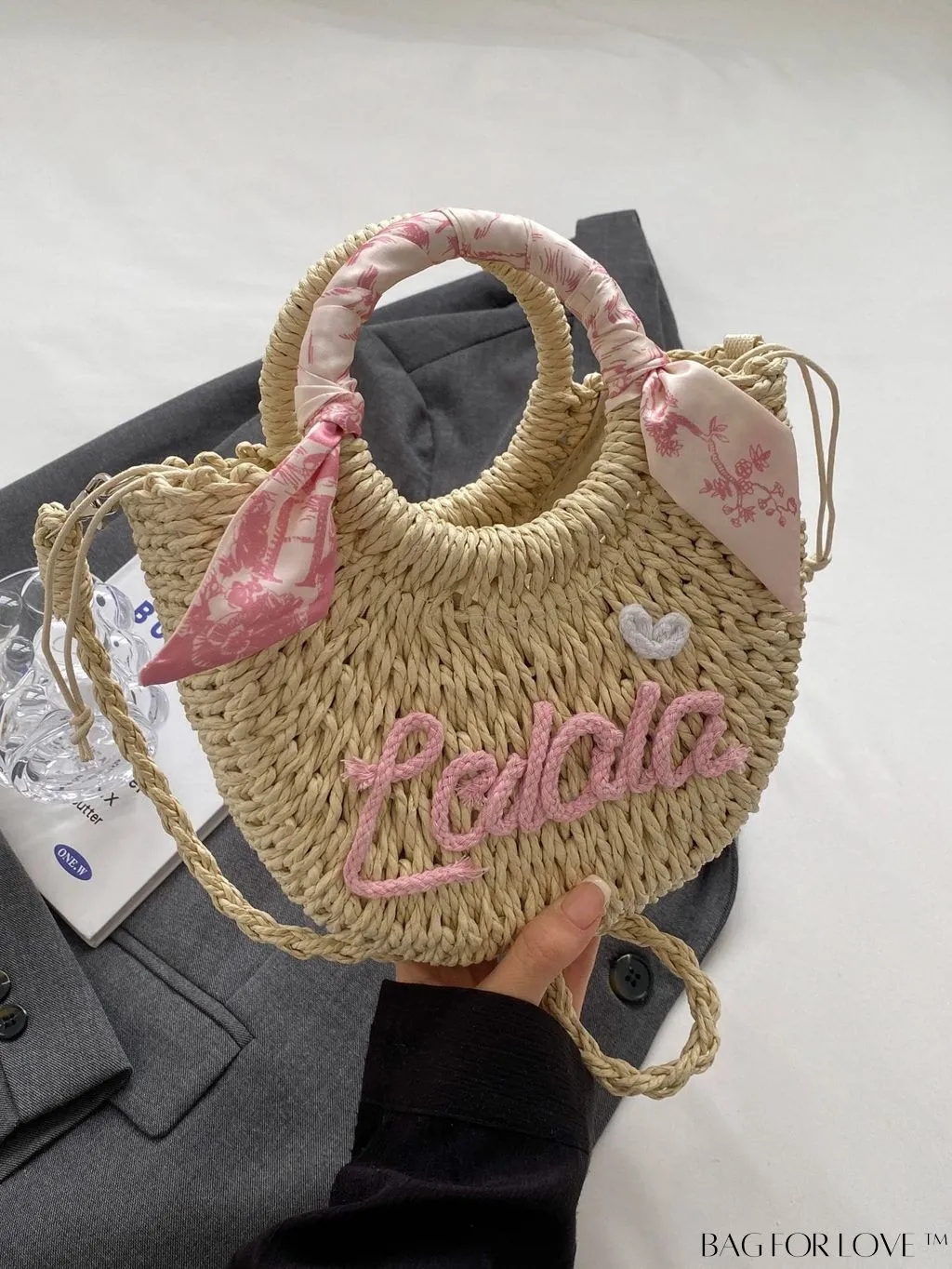 BagForLove - Straw Braided Womens Single Shoulder Messenger Bag - The Ultimate All-In-One Solution