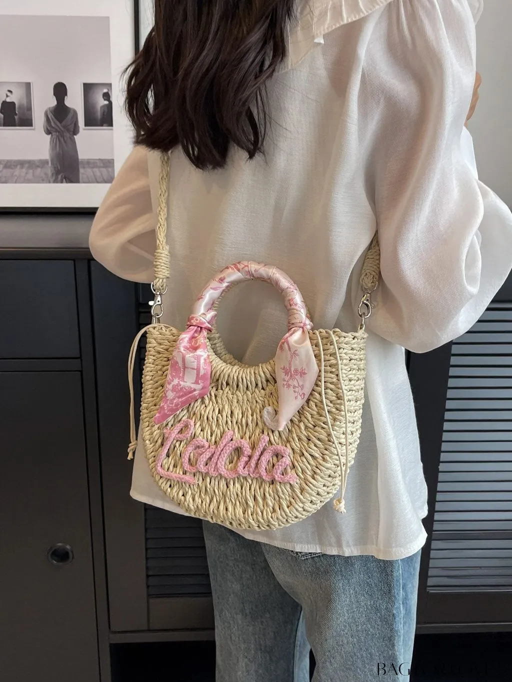 BagForLove - Straw Braided Womens Single Shoulder Messenger Bag - The Ultimate All-In-One Solution