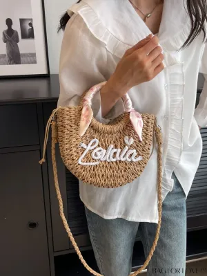 BagForLove - Straw Braided Womens Single Shoulder Messenger Bag - The Ultimate All-In-One Solution