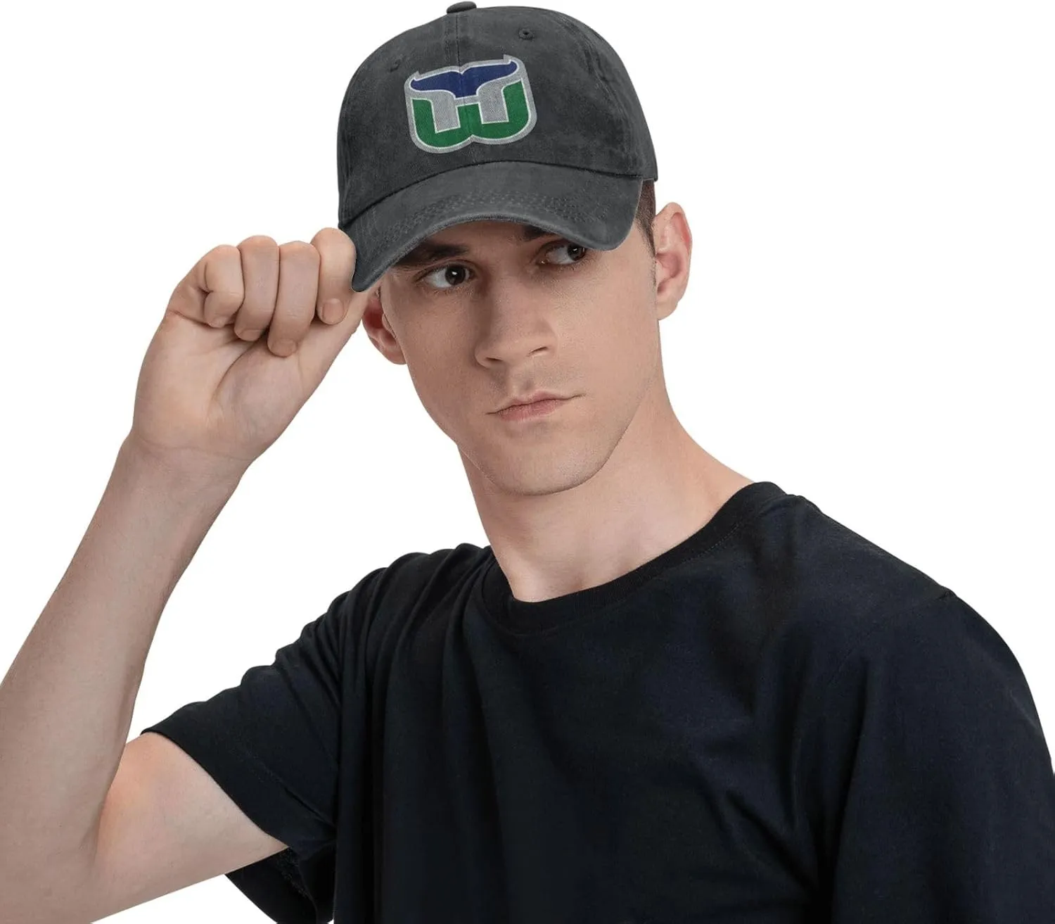 Baseball Cap Funny Caps for Men Sport Hats Breathable Hat Black
