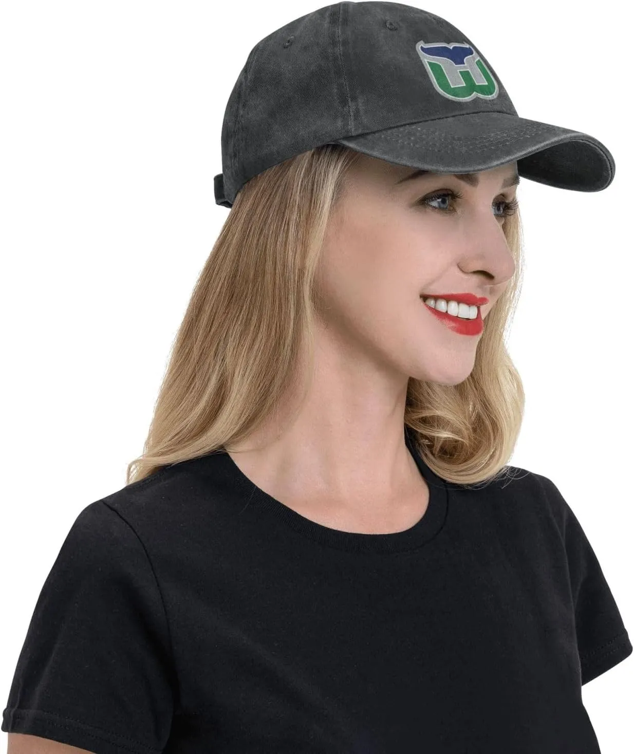 Baseball Cap Funny Caps for Men Sport Hats Breathable Hat Black