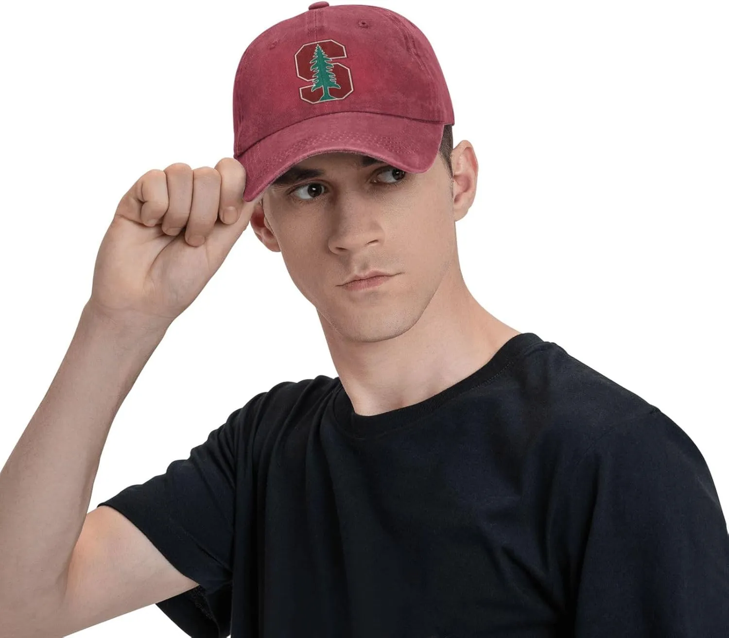 Baseball Cap Funny Caps for Men Sport Hats Breathable Hat Black