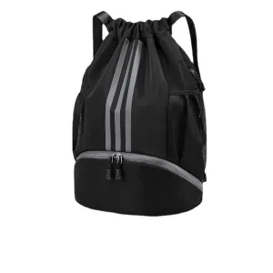Basketball Solid Color Fitness Drawstring Pull String Oxford Bags