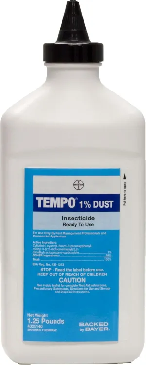 Bayer Tempo 1% Dust For Insects (1.25 lbs)