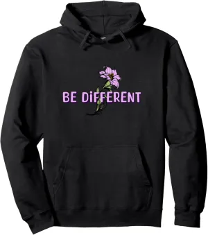 Be Different – Purple Lilies Floral Flowers Gardening Pullover Hoodie
