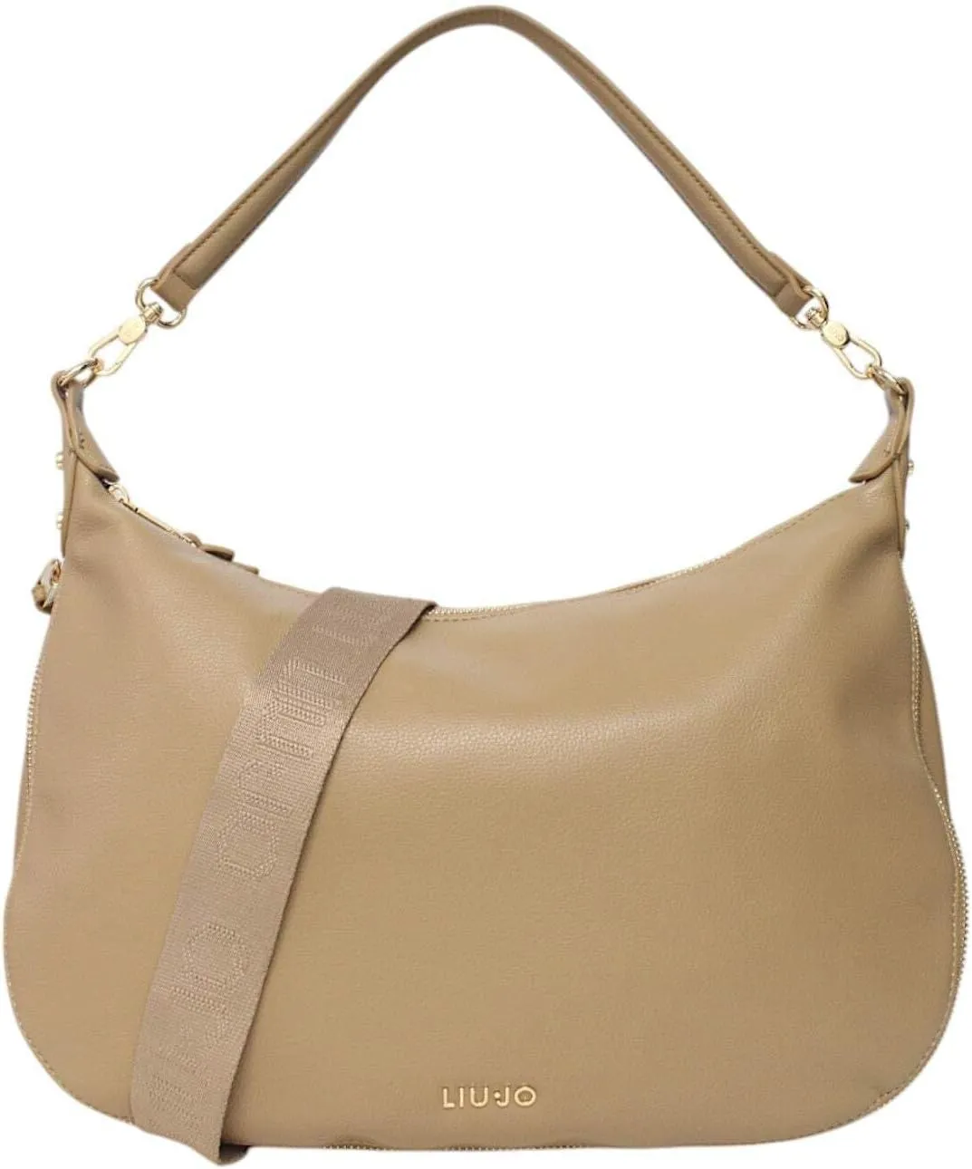 Beige Polyethylene Handbag