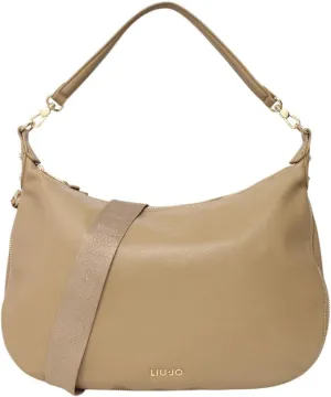 Beige Polyethylene Handbag