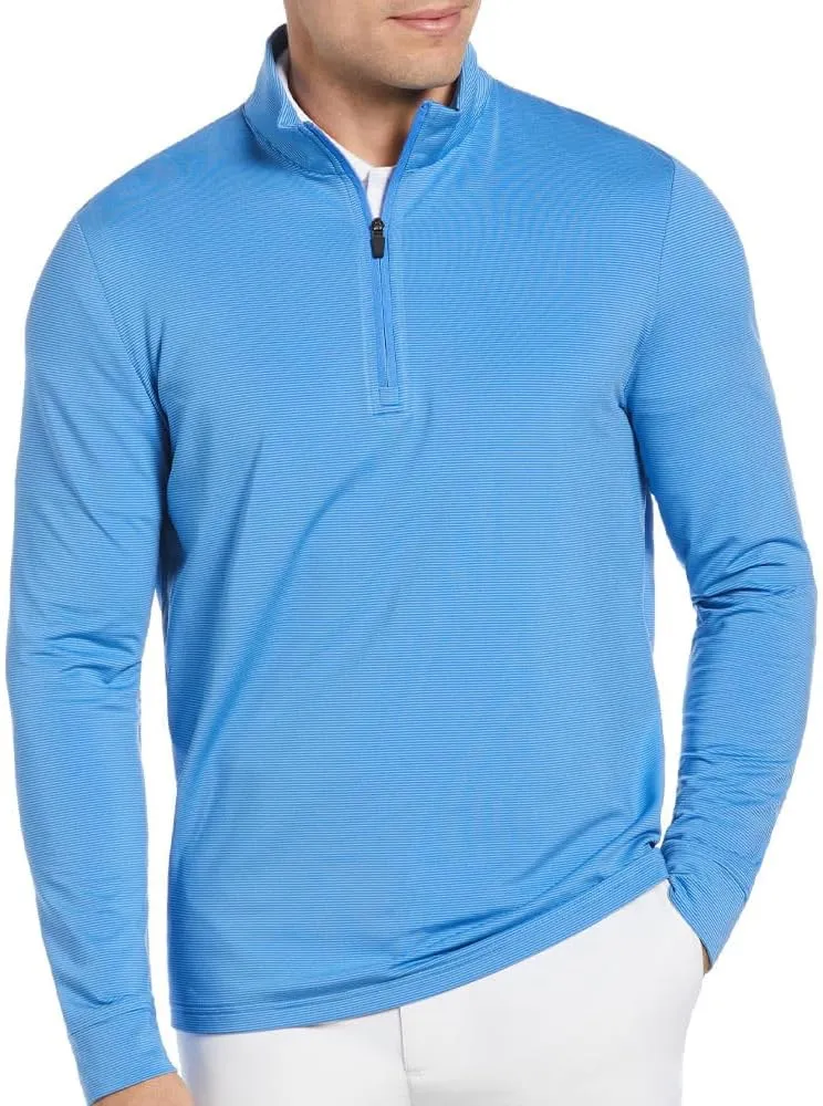 Ben Hogan Feeder Stripe 1/4 Zip Mock Neck Base Layer