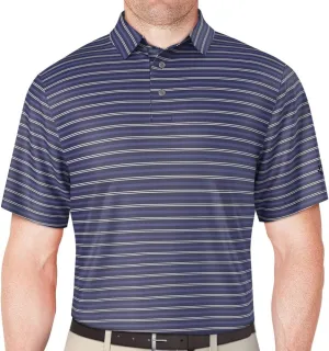 Ben Hogan Stripe Polo - Birdseye Print