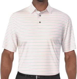 Ben Hogan Stripe Polo - Birdseye Print