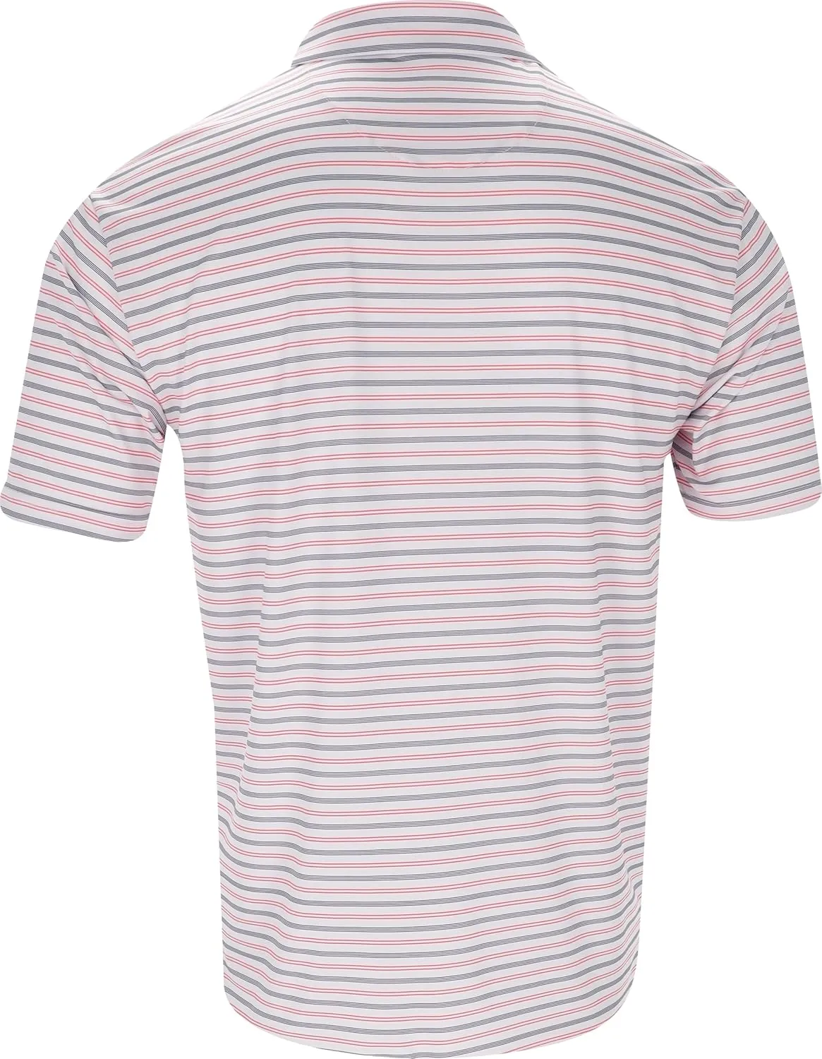 Ben Hogan Stripe Polo - Birdseye Print