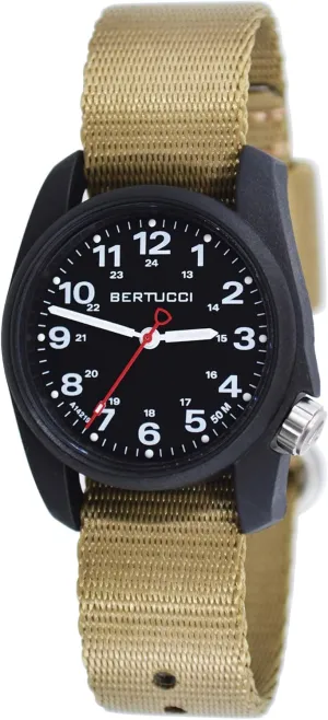Bertucci A-1r Field Comfort - Black - Field Khaki Comfort-webb
