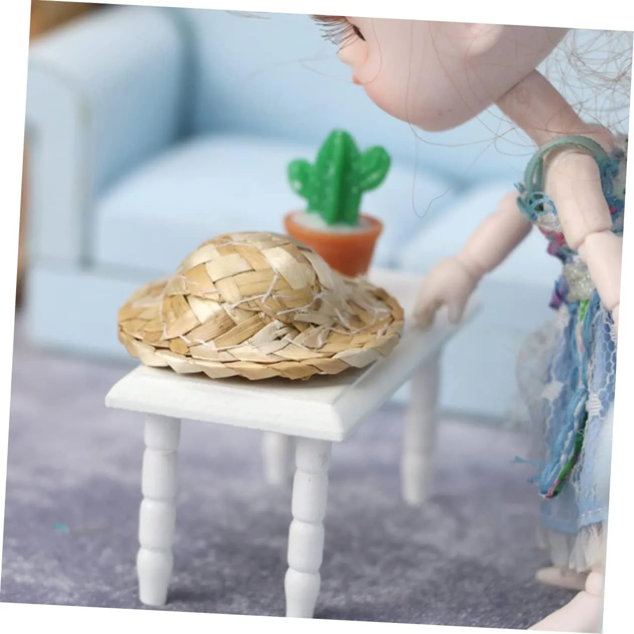 BESTonZON 15pcs Miniature Models for Doll House Decor Natural Material Fine Craftsmanship for Landscape Layouts Creative Accessories for Dollhouse Furniture