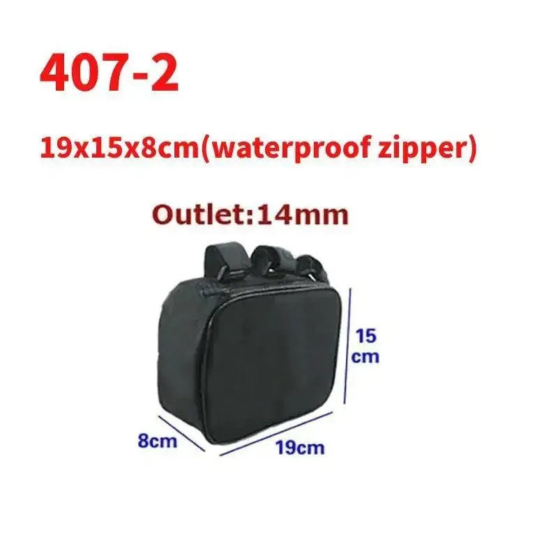 Bicycle Bike Tube Frame Pack Bag Case Battery li-ion Tool Box Storage MTB Ebike Hanging bike saddle bag