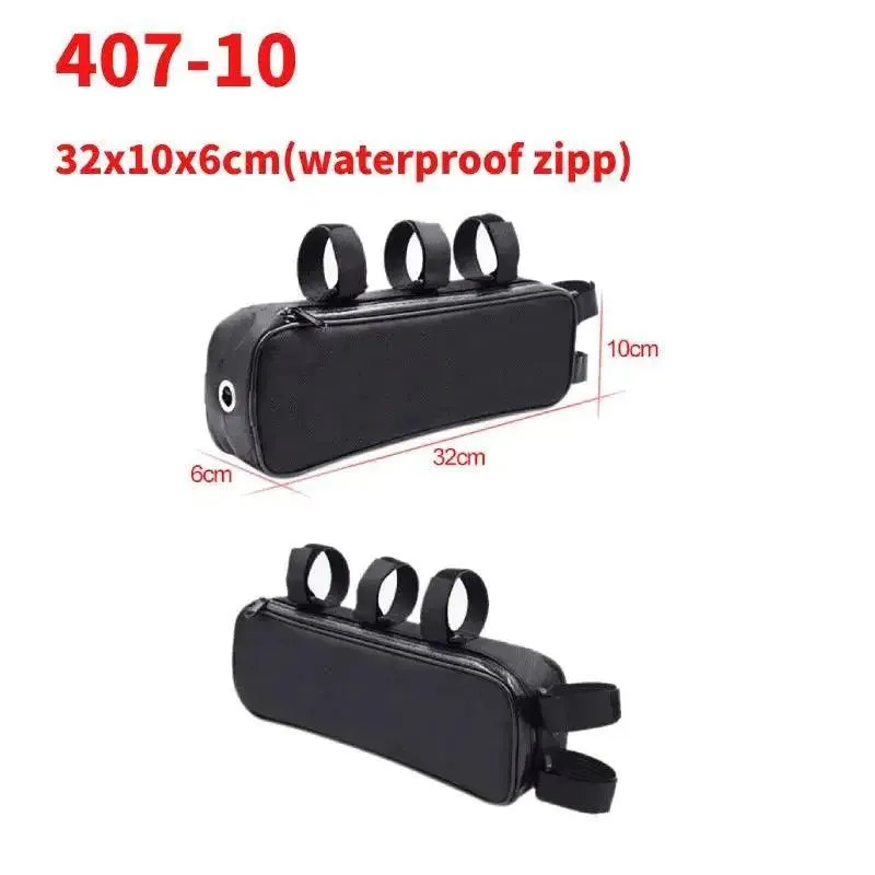 Bicycle Bike Tube Frame Pack Bag Case Battery li-ion Tool Box Storage MTB Ebike Hanging bike saddle bag
