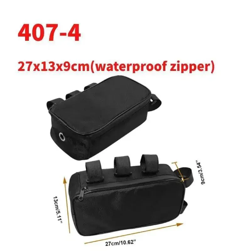 Bicycle Bike Tube Frame Pack Bag Case Battery li-ion Tool Box Storage MTB Ebike Hanging bike saddle bag