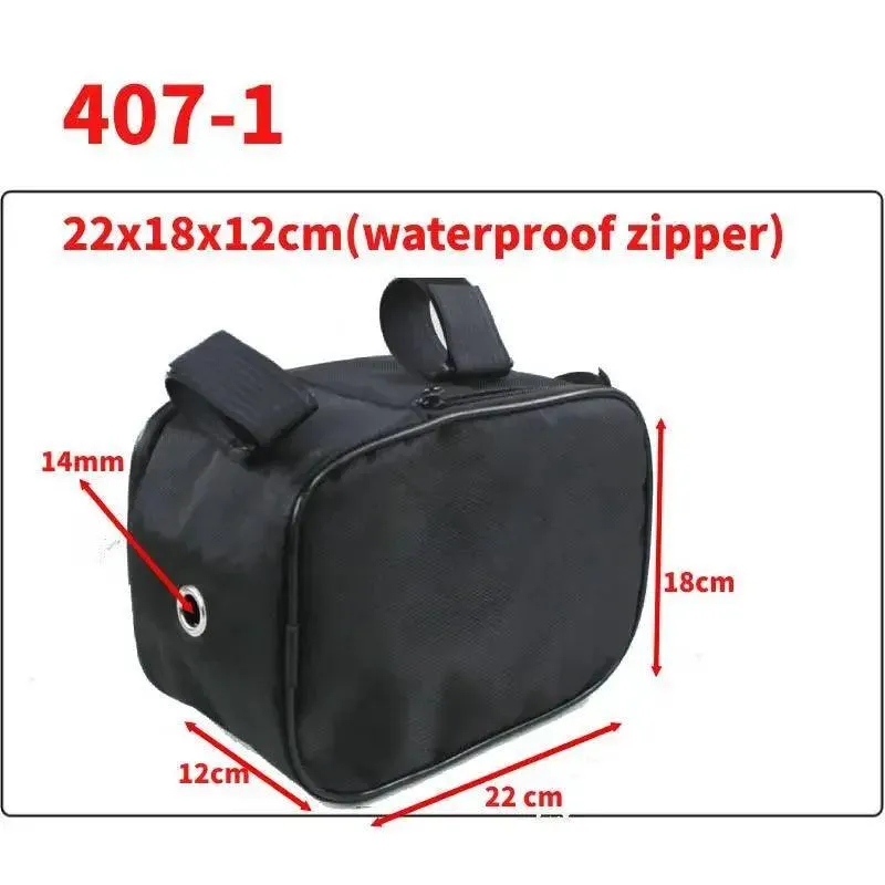 Bicycle Bike Tube Frame Pack Bag Case Battery li-ion Tool Box Storage MTB Ebike Hanging bike saddle bag