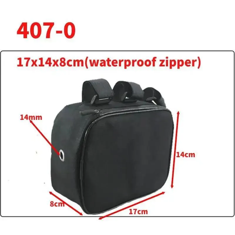 Bicycle Bike Tube Frame Pack Bag Case Battery li-ion Tool Box Storage MTB Ebike Hanging bike saddle bag