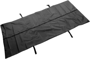 Black Oxford Cloth Emergency Cadaver Body Bag Extra sturdy Waterproof Corpse Bag for Funeral Hospital Transportation (210 * 75CM)