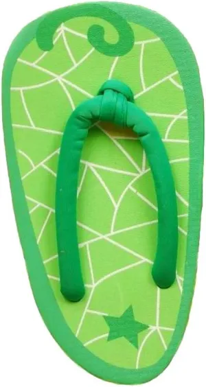 Blancho Bedding Green Cantaloupe Flip Flops Shoes