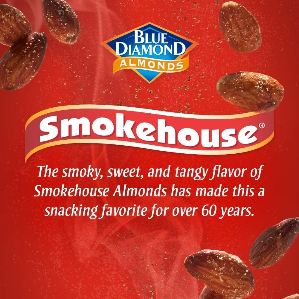 Blue Diamond Almonds, Smokehouse, 4 Ounce (pack of 12)