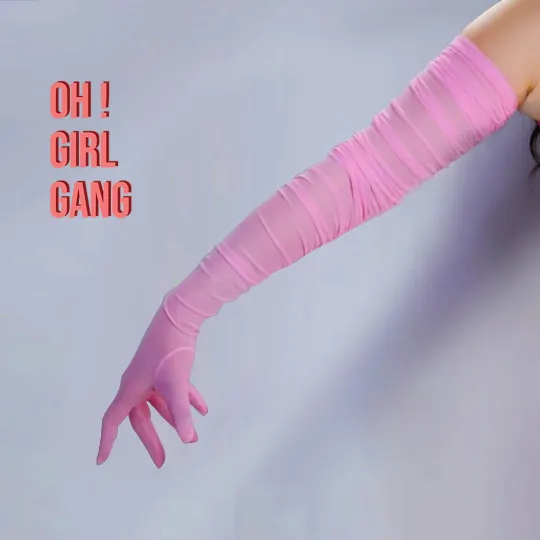 Blue Elbow length Opera gloves with 8 colors: Touch-Screen Gloves (Copy)