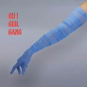 Blue Elbow length Opera gloves with 8 colors: Touch-Screen Gloves (Copy)