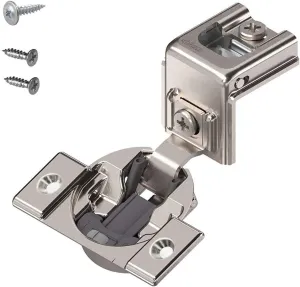 Blum 39C355B.22 Compact BLUMOTION 39C Hinge, Soft-Close, 110 Degree, 1-3/8 Overlay, Screw-on (4)