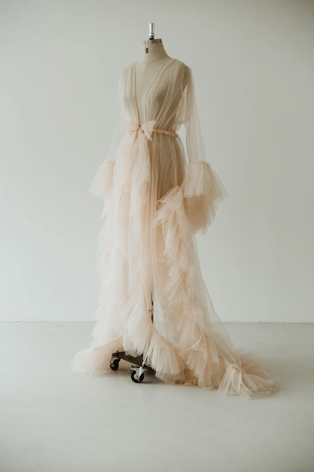 Blush Tulle Robe
