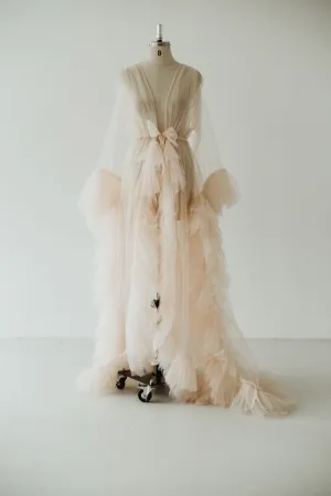Blush Tulle Robe