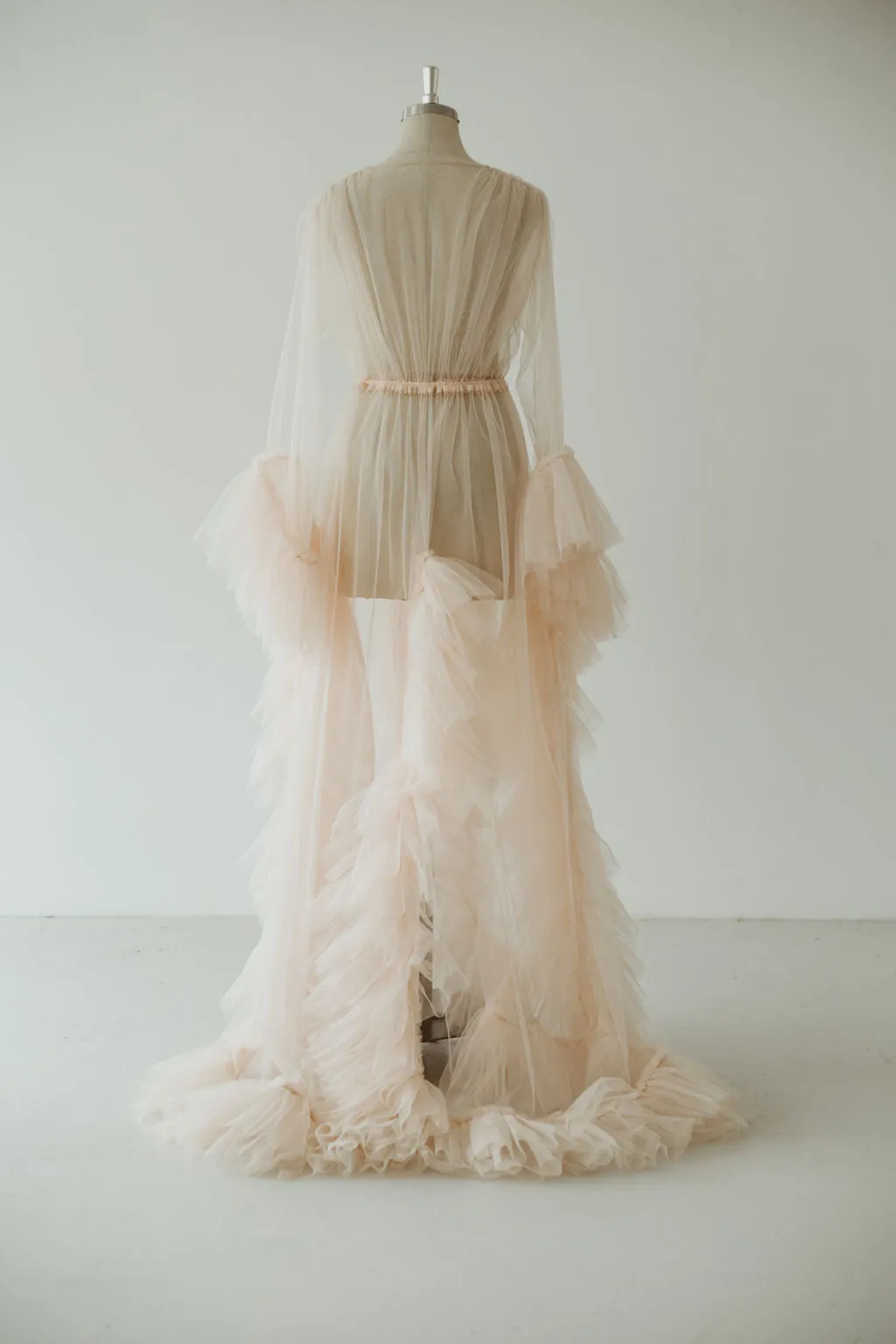 Blush Tulle Robe