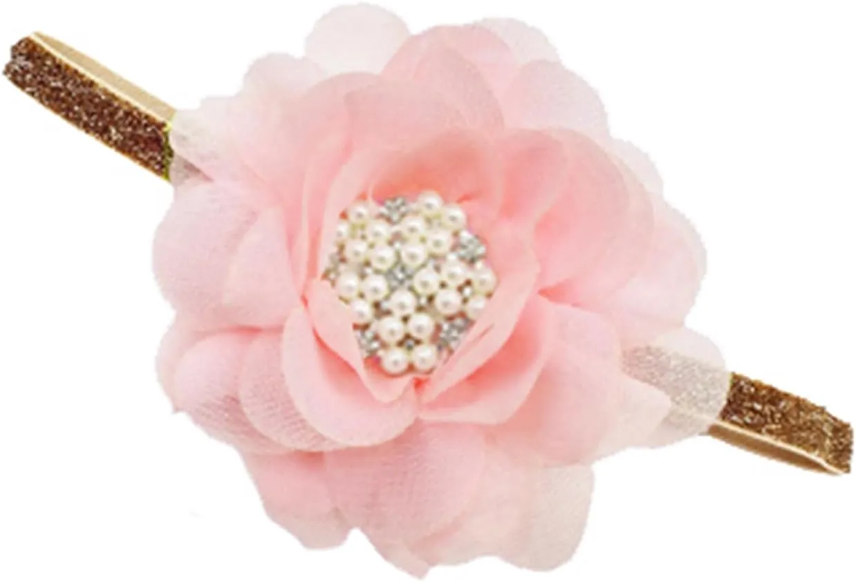 Bow Dream Baby Girls Toddler Tutu Dress Infant Tulle Dress Party Princess Dress with Flower Headband Dusty Rose
