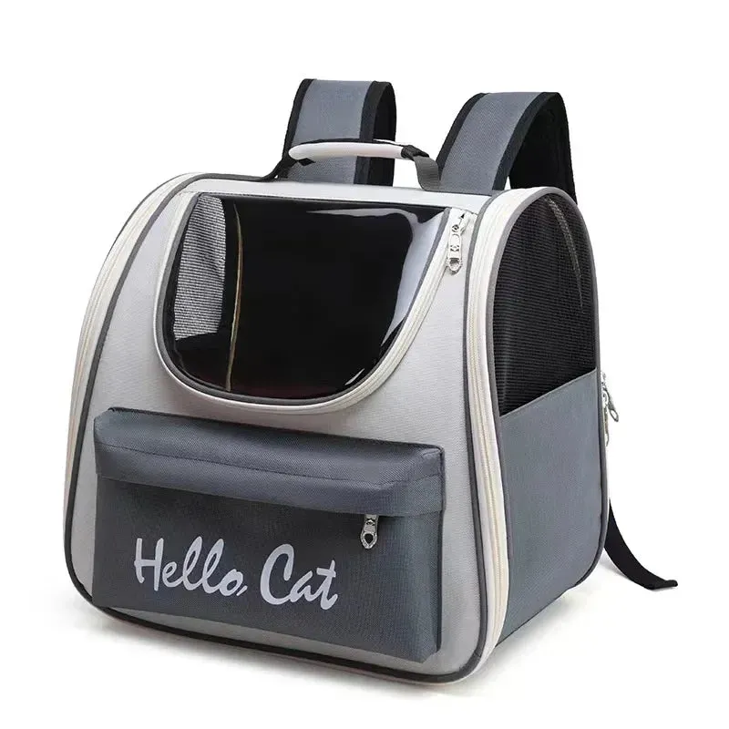Breathable Outdoor Travel Backpack Carrier Bag for Pets