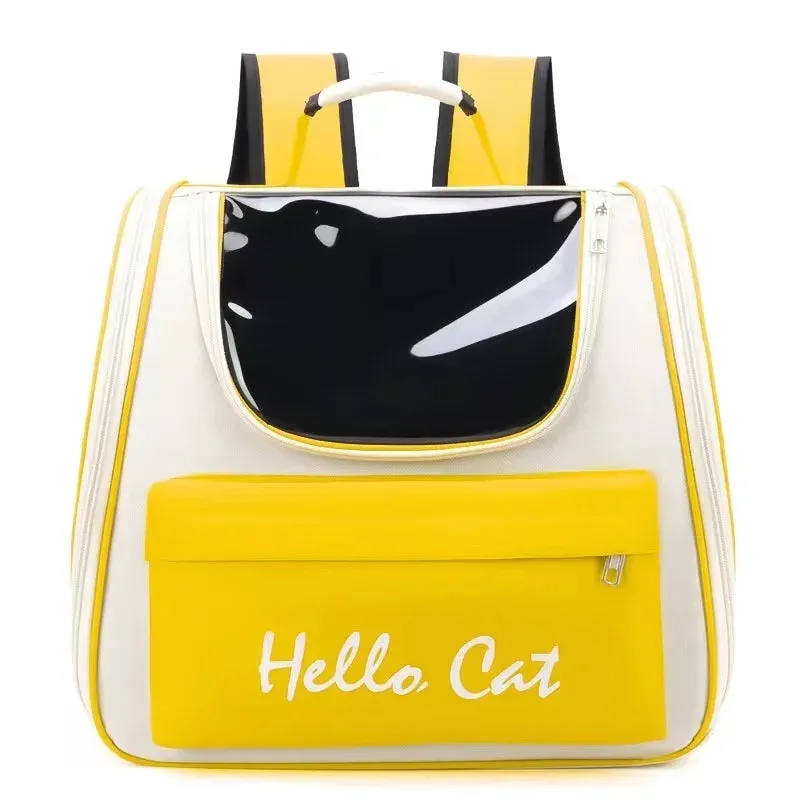 Breathable Outdoor Travel Backpack Carrier Bag for Pets